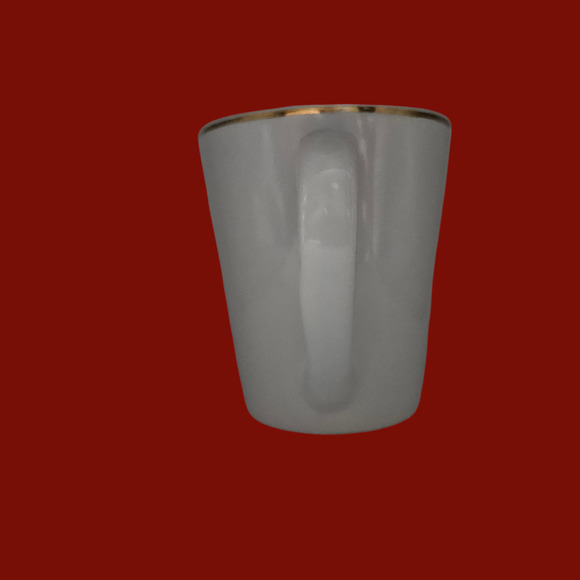 Set of 4 Royal Norfolk Gray Ceramic Mugs Gold Rim Hand Wash Only - Picture 4 of 6